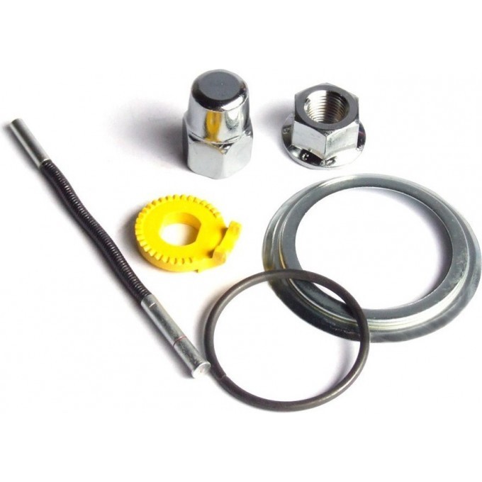 Комплект установочный для SHIMANO SG-3C41 (штырек 81.85мм, гайки фланцевая и колпачковая), ASM3C41NCS020E