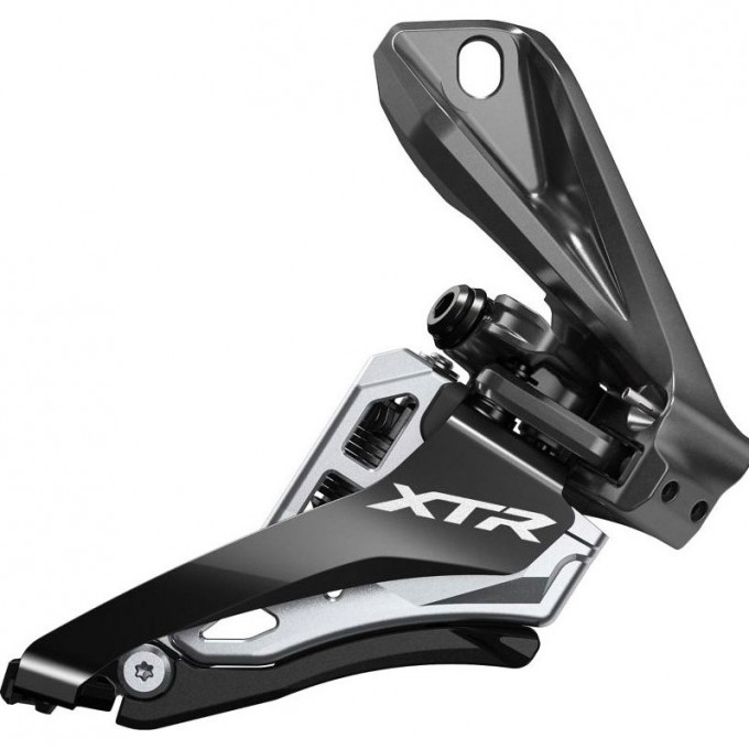 Переключатель передний SHIMANO XTR, M9100-D, 2X12 скоростей, на упор SIDE SWING, верхняя тяга, для 38T, CL:50/53мм IFDM9100D6