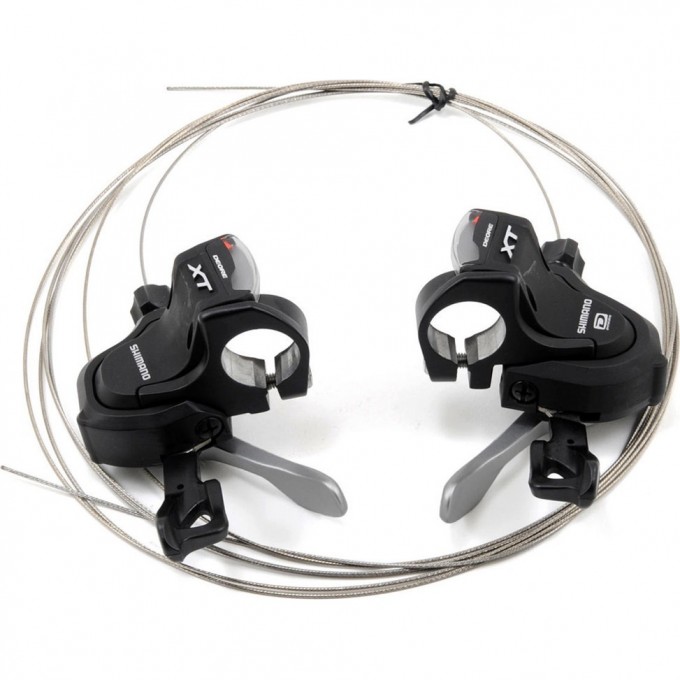 Шифтер SHIMANO XT, M780, ЛЕВ/ПР, 3X10СК, ТР.+ОПЛЕТК ISLM780PA