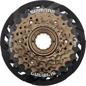 Трещотка SHIMANO TZ500, 6 скоростей, 14-28, с защитой, без упаковки
