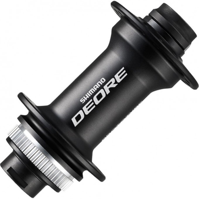 Втулка передняя SHIMANO DEORE, M6010, 32 ОТВ, C.LOCK, ПОД ОСЬ 15мм(БЕЗ ОСИ), ЦВ. ЧЕРНЫЙ EHBM6010B