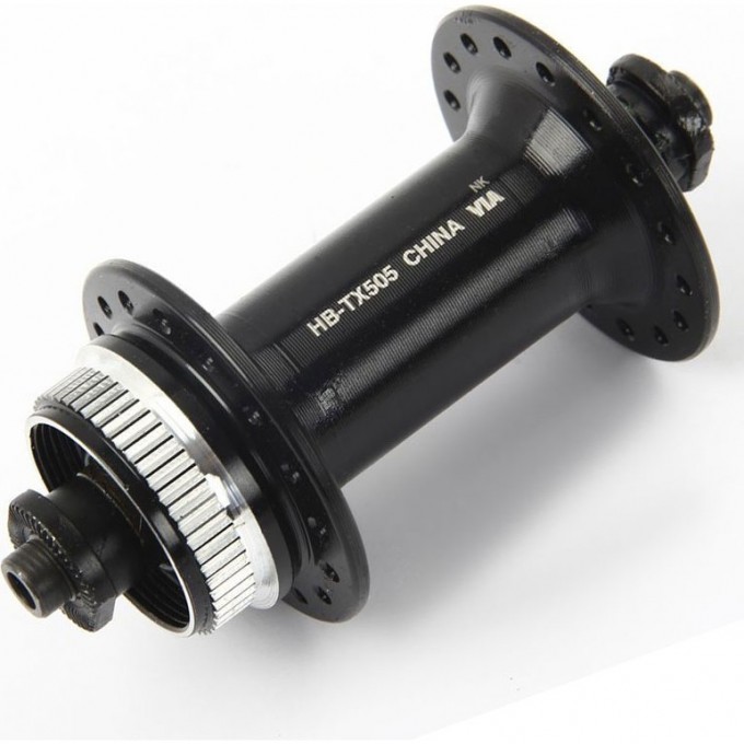 Втулка передняя SHIMANO TOURNEY TX505, 36 отверстий, QR, C.LOCK, без кожуха, черный EHBTX505A5