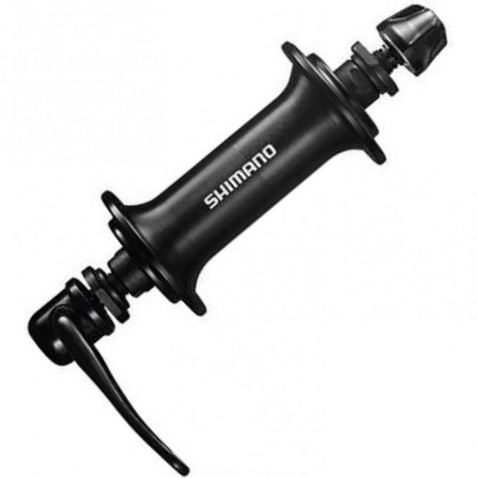 Втулка передняя SHIMANO TX500, V-BR, 36 ОТВ, ГАЙКИ, ЦВ. ЧЕРНЫЙ EHBTX500DL
