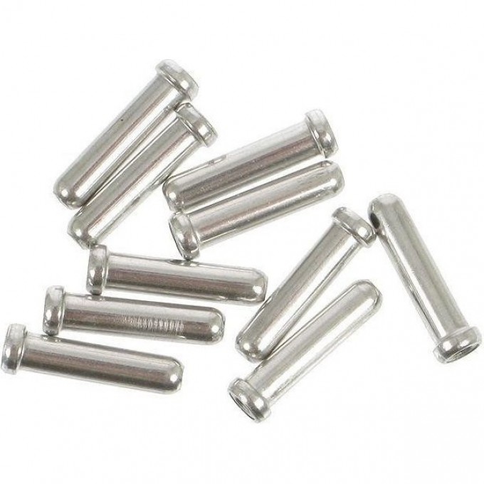 Концевик SHIMANO алюминиевый для троса тормоза, 10 штук Y62098070