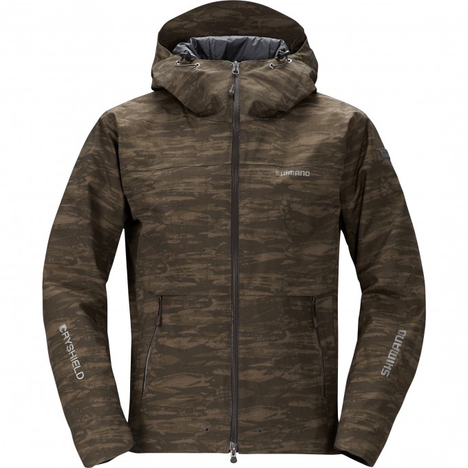 Куртка утеплённая SHIMANO RB-04JS DRYSHIELD коричневый камуфляж M 59YRB04JSA5