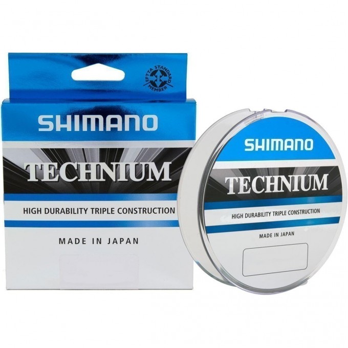 Леска плетёная SHIMANO TECHNIUM 200м черная 0,165мм 2,6кг TEC20016