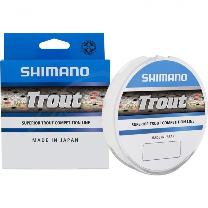 Леска SHIMANO TROUT COMPETITION MONO 150m красная 0,16мм TROUTCM15016