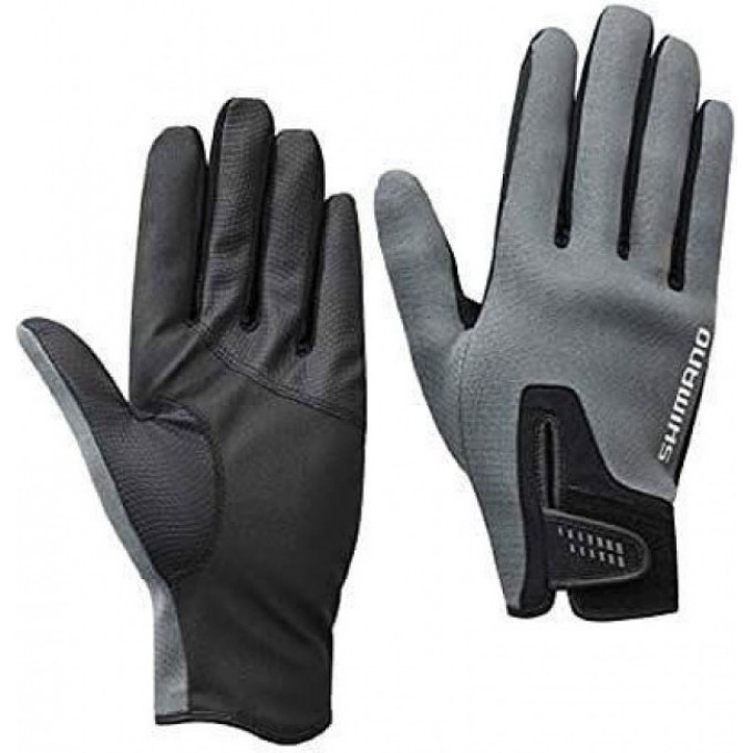 Перчатки SHIMANO GL-095Q серый, размер XL 5YGL095QE8