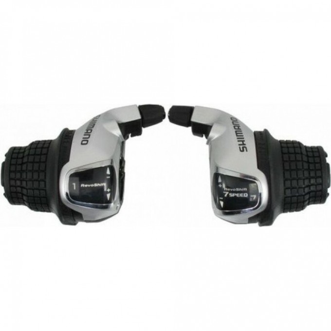 Шифтер SHIMANO TOURNEY, RS45, левый/правый, 3x7 скоростей, трос+оплетка ESLRS45P7A