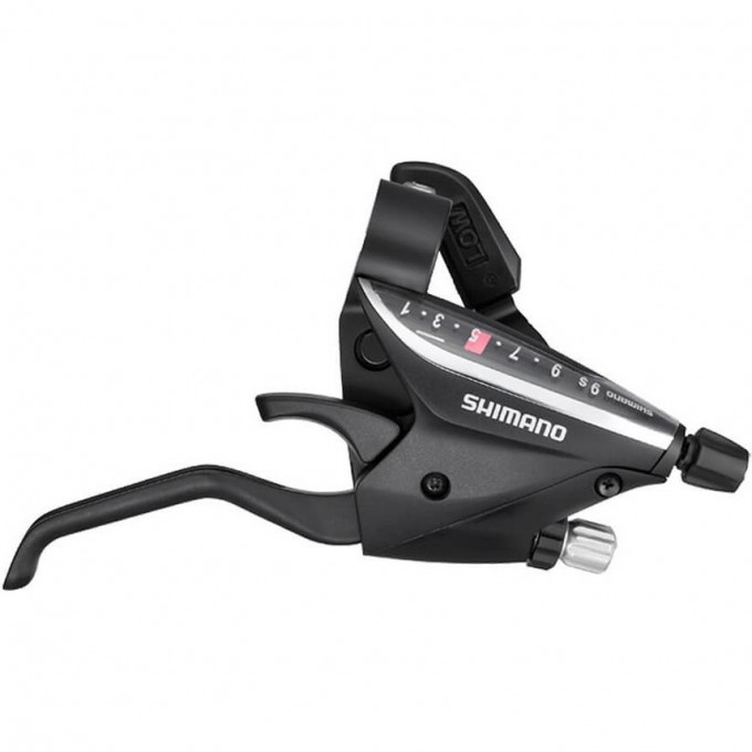 Шифтер тормозная ручка SHIMANO ACERA, EF65, правый, 9 скоростей, трос 2050 мм, черный, без упаковки ASTEF652R9AL