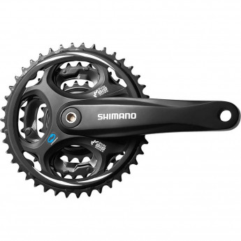 Система SHIMANO ALTUS, M311, 175 мм, квадрат, 48/38/28T, черный