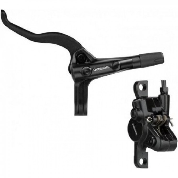 Тормоз дисковый SHIMANO BL-MT401(ЛЕВ)/BR-MT420(ПЕРЕДН), ПОЛИМЕРН. КОЛ., 1000ММ EMT401EKHFPRA100