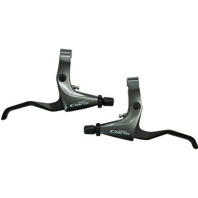 Тормозная ручка SHIMANO CLARIS, R2000, правая+левая, для плоского руля, трос+оплетка EBLR2000PA