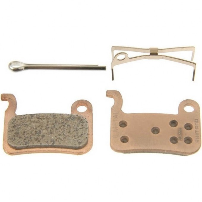Тормозные колодки, для дисковых тормозов SHIMANO M06, пара, метал Y8CL98010