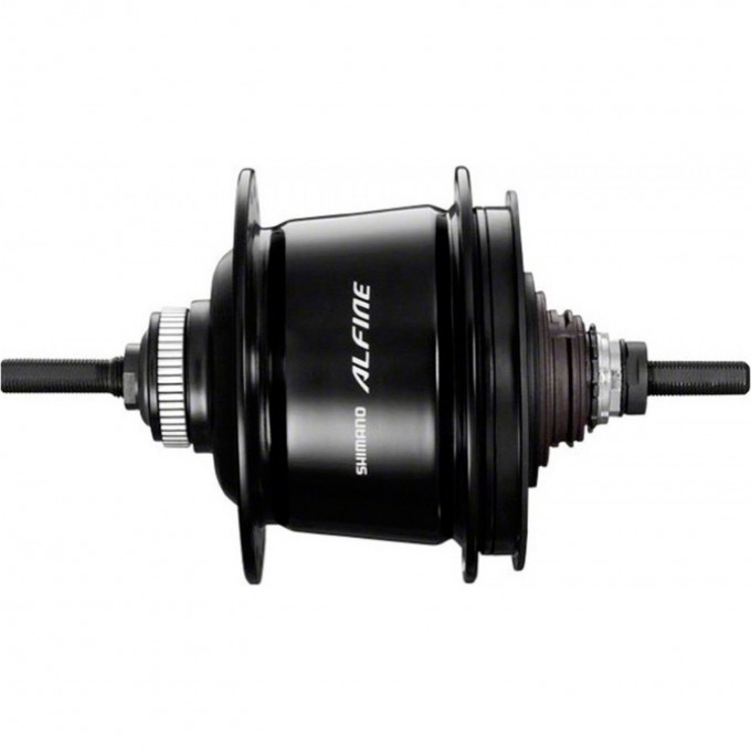 Втулка планетарная SHIMANO ALFINE, S7001, 32 ОТВ, 8СК, C.LOCK, 135X187ММ, ЦВ. ЧЕРНЫЙ, ISGS70018BL