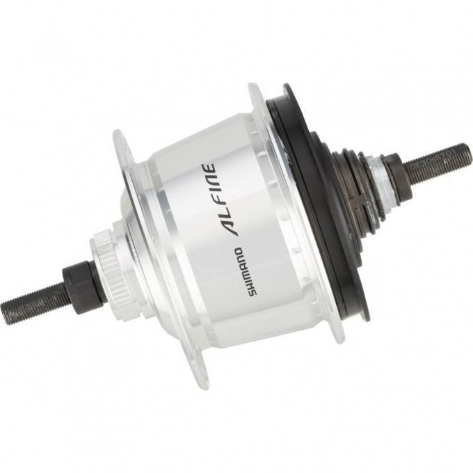 Втулка планетарная SHIMANO ALFINE, S7001, 36 отверстий, 8 скоростей, C.Lock, 135x187мм, серебро ISGS70018AS