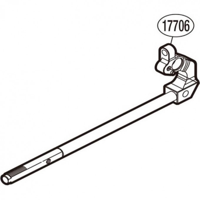 Запчасть для катушки SHIMANO MAIN SHAFT ASSEMBLY шток с кареткой RD17706