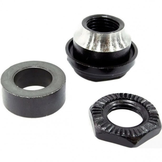 Запчасть к втулке SHIMANO от WH-MT15-R, правое опорное кольцо и гайка фиксации Y4FL98060