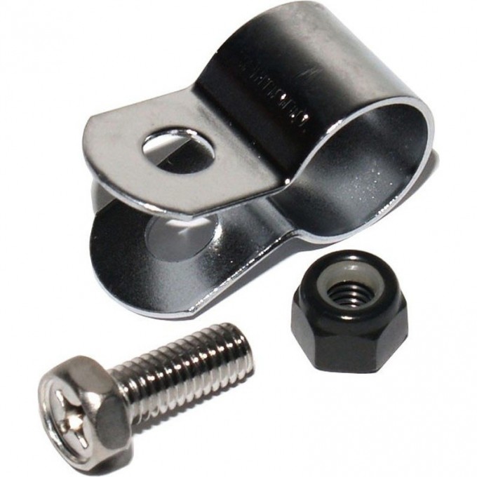 Запчасть SHIMANO хомут тормоза на тормозной рычаг, 5/8", стандартный, болт и гайка ASMCLIPCEP