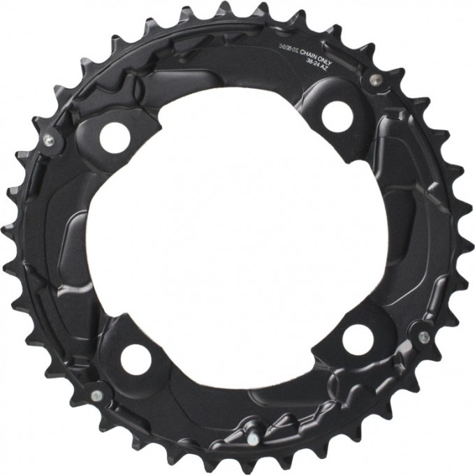 Звезда передняя SHIMANO, для FC-M677, 38T-AZ, Y1RM98020