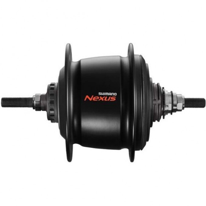 Втулка планетарная SHIMANO NEXUS, C6001, 32 отверстия, 8 скоростей, роллерный тормоз, 132x184 мм, черный, без упаковки KSGC60018RBLA